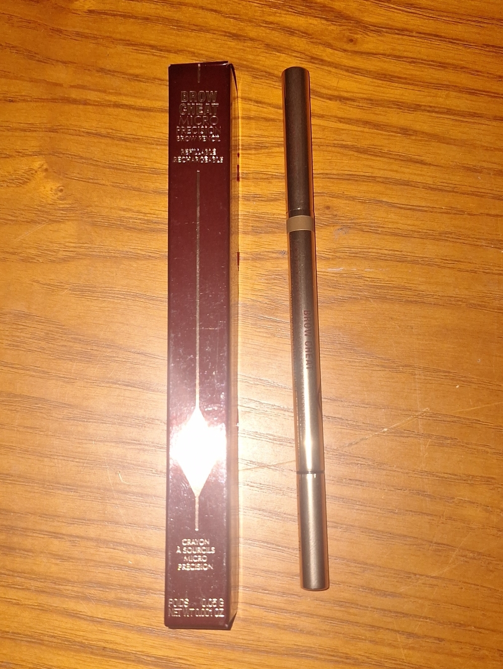Charlotte Tilbury Brow Cheat Micro Precision Brow Pencil Medium Brown New In Box